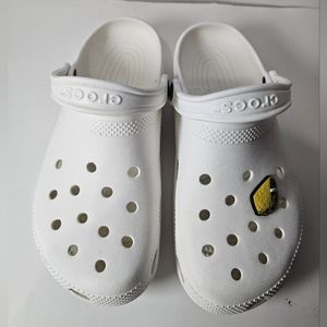 Crocs Women's Classic Clogs  White Size Women 10 Men 8